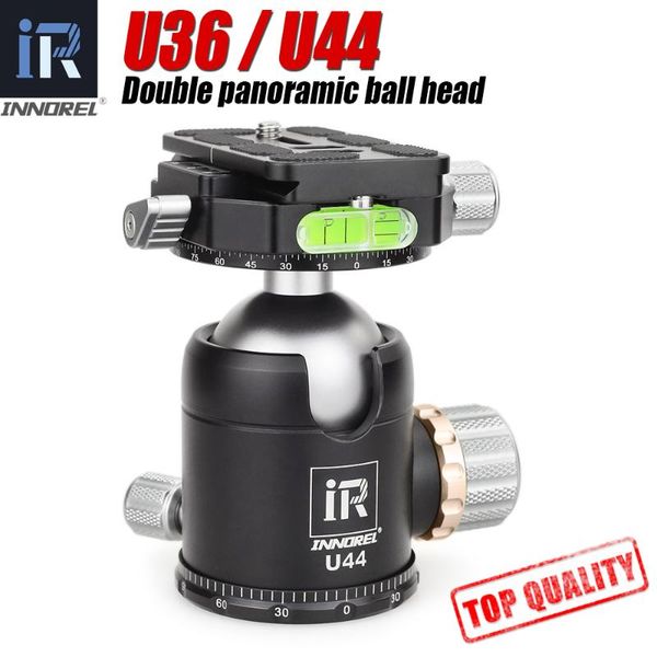 

double panoramic camera ball head with arca-swiss heavy duty tripod head for dslr 20kg/25kg load tripod ball