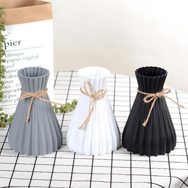 

imitation rattan creative simplicity vases home decoration anti-ceramic vases european wedding modern room decorations