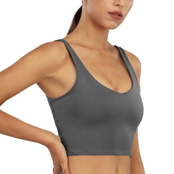 

2021 women's light support sport bra wireless yoga fitness sports running bra yoga suit sling without steel ring female vest, White;red