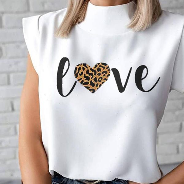 

women elegant chain print blouse shirts new summer casual stand neck pullovers lady 2xl fashion cute eye short sleeve blusa, White