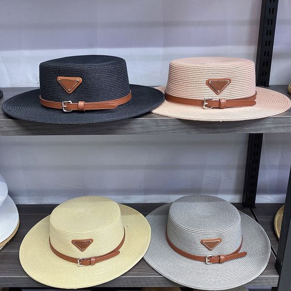 

straw sun hat bucket hats summer cap women raffia mens caps luxurys, Blue;gray