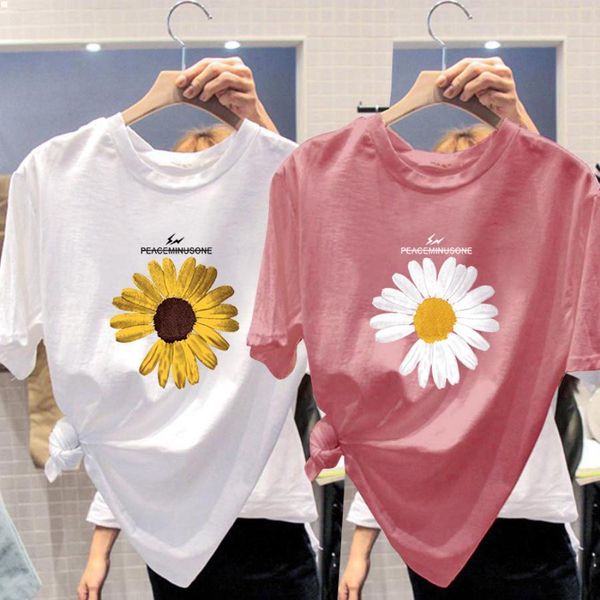 

summer designers t shirts fitness crop female clothes black t-shirt loose type tshirt  3xl camisas de hombre hip hop dress womens women clo, White