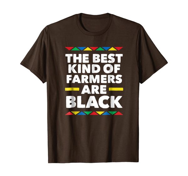

african american farmers are black pride t-shirt, White;black