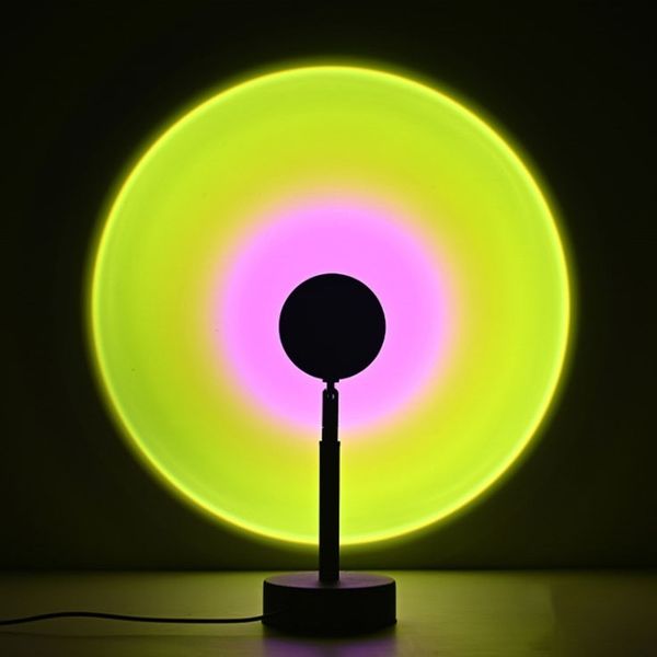 

net red live backlight living room bedroom atmosphere creative art sunset projection small table lamp