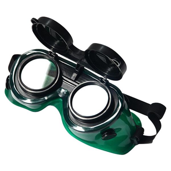 Óculos de sol Eyes Proteção Proteção Goggles de Solda Flip-up Corte Durável Duas Camadas Lentes de Segurança Moldura Moldura Industrial Glasses