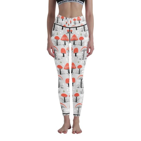 

yoga outfits quick-drying women's printed sports tight pants nine-point gym leggings high waist tying feet, White;red