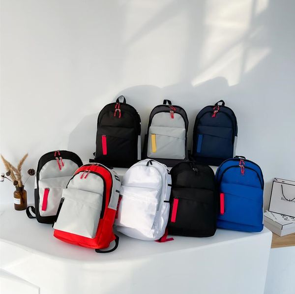 

men designer backpacks fashion men schoolbag backpack computer bag black youth sports nylon knapsack waterproof and wear resistant outdoor