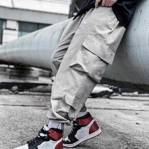 

mens pants fashion pencil hip-hop sweatpants casual joggers jogger stripes pants trousers panalled asian size e2o5 udipn, Black