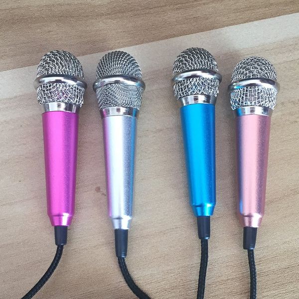 Микрофоны Mini Jack 3.5mm Studio Lavalier Профессиональный микрофон Ручной микрофон для мобильного телефона Компьютер для iPhone Samsung Karaoke