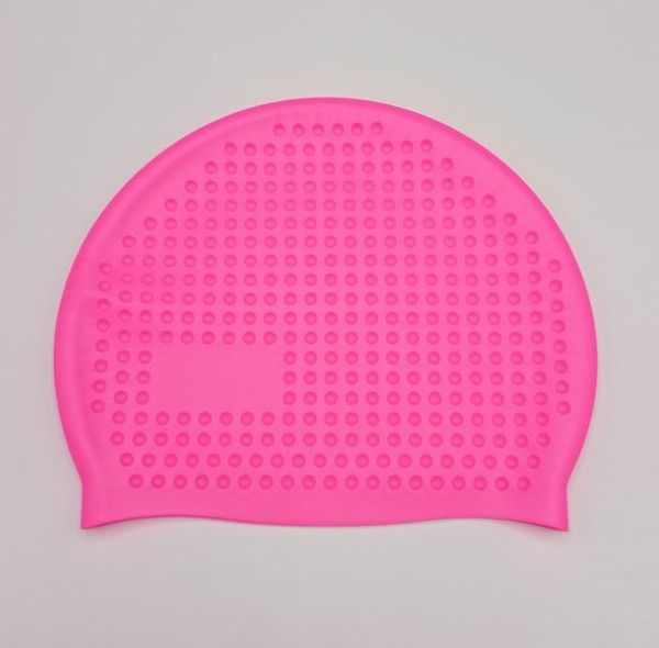 Alta Qualidade Silicone Borracha Big Children Natação Cap Adulto Homens Mulheres Impermeável Elástica Nadar Chapéu Chapéu Agua Sports Pool Acessórios