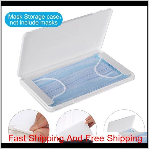 

portable mask storage box rectangular dustproof mask storage case outdoor office portable disposable face qyljnp mj_bag