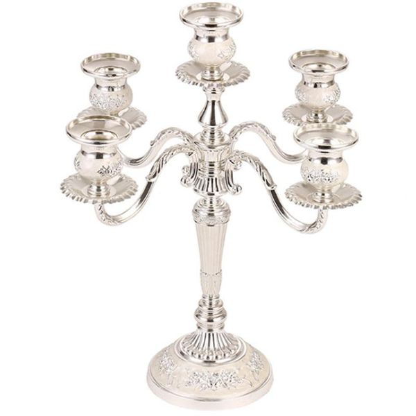 

candlestick european style candle light dinner props retro rotating table decoration