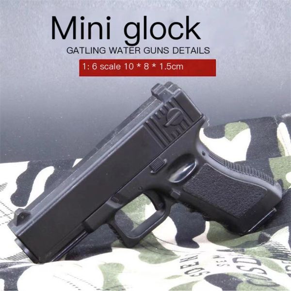 

mini alloy pistol desert eagle glock beretta colt toy gun model shoot soft bullet for adults collection kids gifts