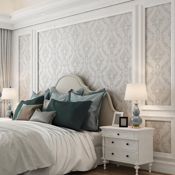 

wallpapers wallpaper home light blue yellow beige white living room bedroom study hallway background wall european style