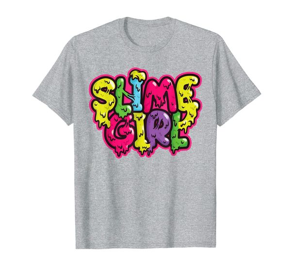 

slime girl t shirts for girls kids gift, White;black