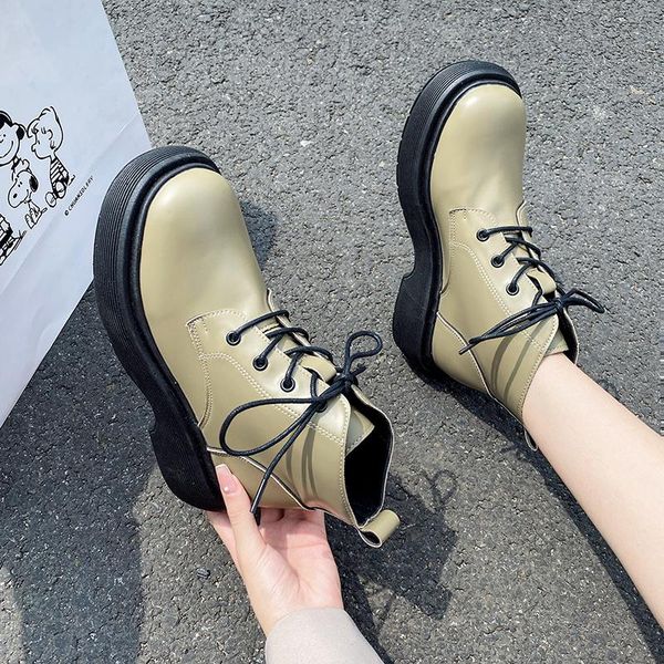 

boots women's platform 2021 women winter shoes fashion cool motorcycle ladies waterproof ankle botas mujer, Black
