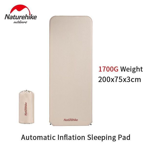 

outdoor pads naturehike camping mat ultralight portable quickly inflation single person sponge sleeping widen tent mattress