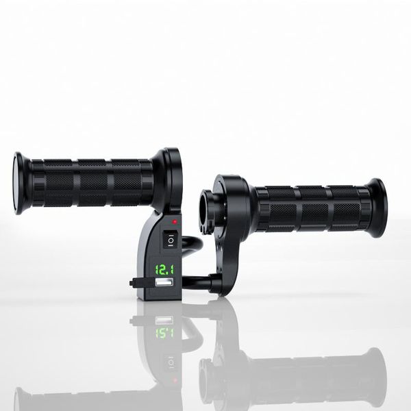

handlebars wupp motorcycle electric heating handle winter 12v modification with switch digital display cover adjustable temperature