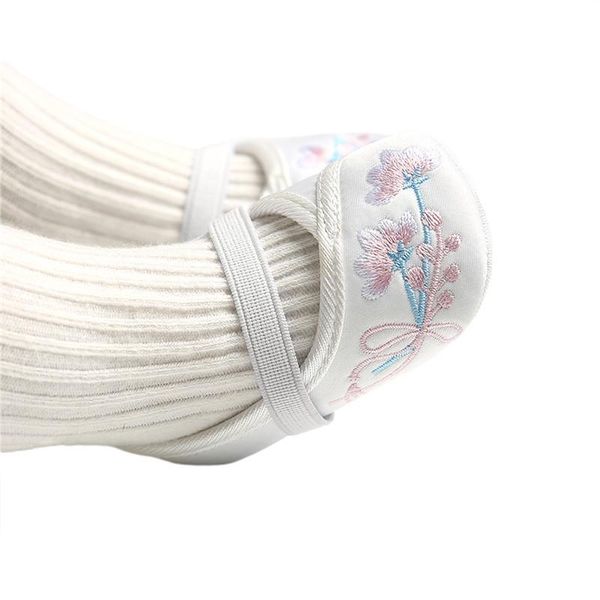 

first walkers pudcoco fashion floral toddler girl shoes baby party princess headband antiskid kids sneakers loop 0-18m
