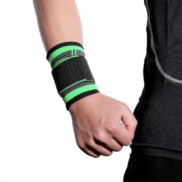 

wrist support h adjustable sports brace wrap breathable hand bandage fitness gym strap wristband, Black;red
