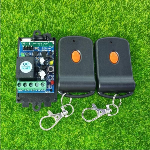 

remote controlers 433mhz universal dc12v 24v 10a relay 1 channel rf wireless control switch receiver transmitter lighting/led remot/lamp