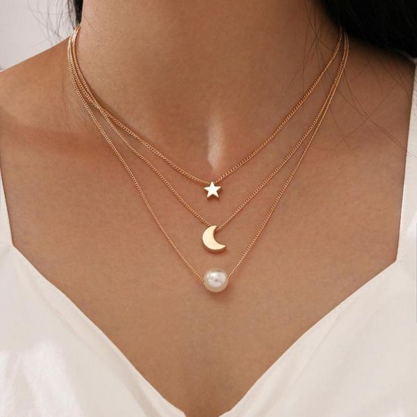 

pendant necklaces for women statement collier fashion jewelry, Silver