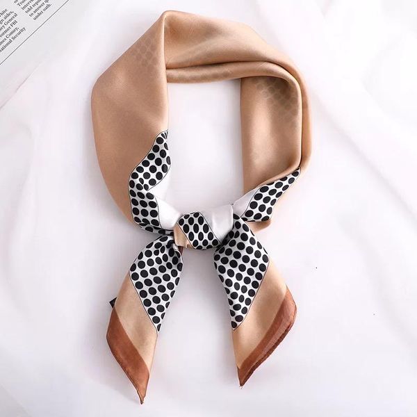 

new 70cm square scarves silk scarves women's versatile spring and autumn professional wear accessories and neckbands, Blue;gray