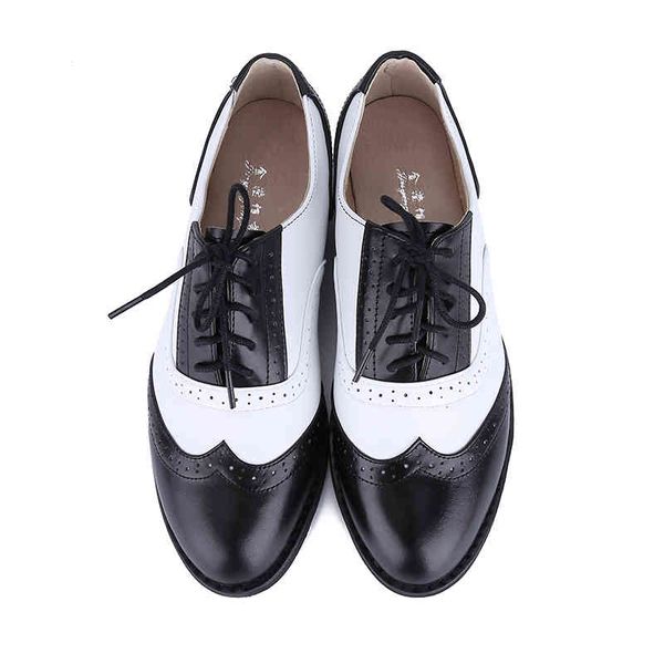 

dress shoes quatro estaÃ§Ãµes sapatos de couro genuÃ­no, preto + branco, mulheres, oxford, lazer, baixos, asas, , imperdÃ­vel rft7, Black