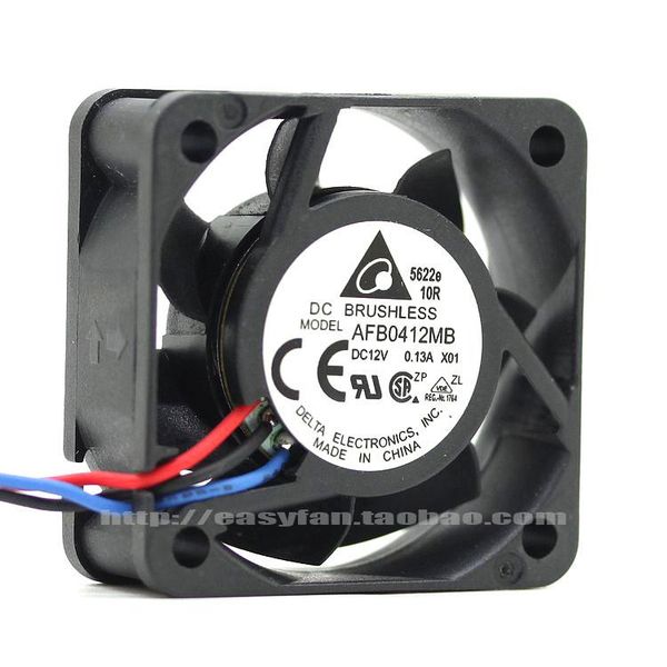 

fans & coolings original genuine delta afb0412mb -x01 4015 12v 0.13a large air volume dual ball fan 40x40x15mm cooling cooler