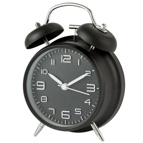

other clocks & accessories vintage night light alarm clock european retro metal bedside mute needle table gets bed ringing bell