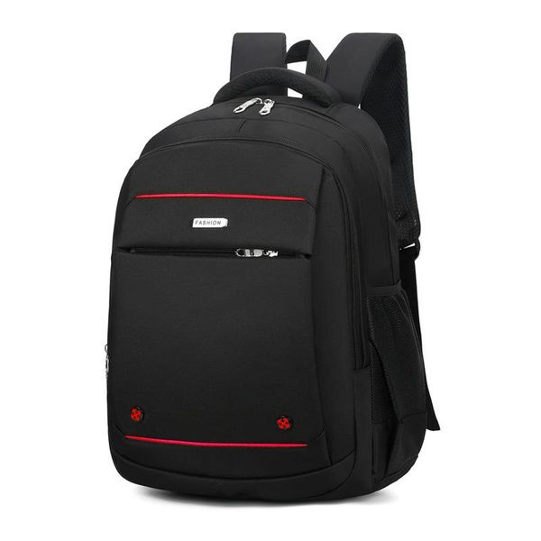 

backpack large capacity men teenage boys school bags nylon black back pack