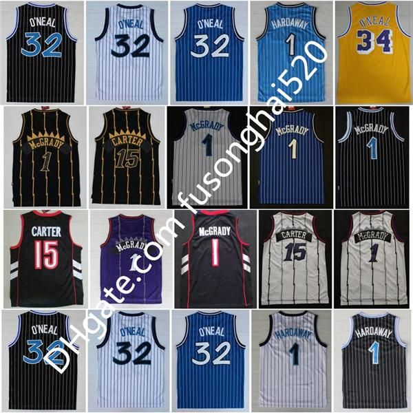 

2021 men new jersey tracy 1 mcgrady mitchell mohamed 5 bamba shaquille 32 o'neal penny 1 hardaway stitching basketball shirts, Black;red