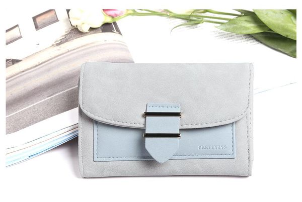 

wallets fashion foldable ladies pu leather est female wallet creative bag women coin purses holders, Red;black