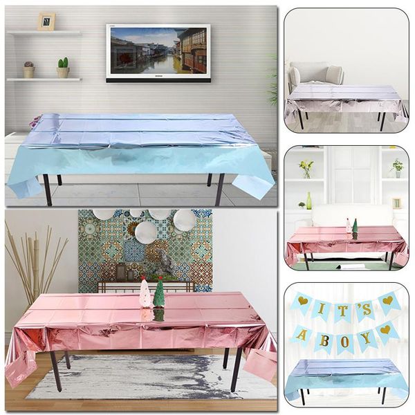 

table cloth glitter foil rose gold waterproof rectangular cover for wedding birthday party home decorations tablecloth