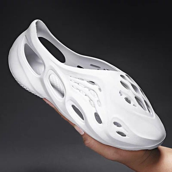 

sandals summer casual shoes men soft mesh couple beach slippers foam runners comfort flip-flops slipper women swimming sandal, Black