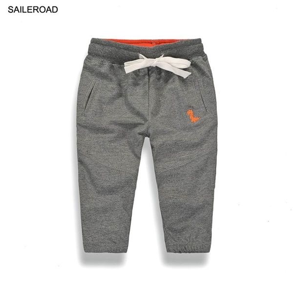 SAILEROAD 2-9Years Nuovo Cartoon Dinosaur Autunno Baby Boy Girl Harem Pantaloni Bambino Pantaloni Pantaloni Fondo Cotone Ragazzi Ragazze Pantaloni 210306