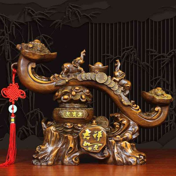 

auspicious and auspicious cornucopia ornaments zhaocai chinese living room deskdecoration new house gifts