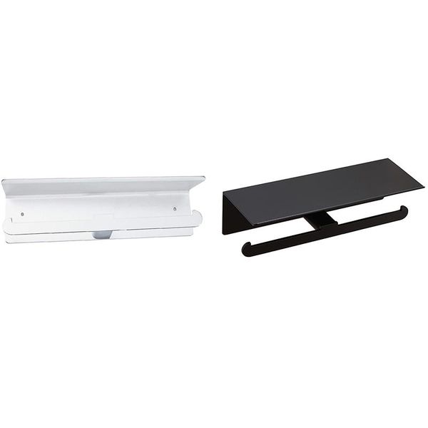 

toilet paper holders roll holder-wall mounted with double rolls for all kinds of paper, shelf