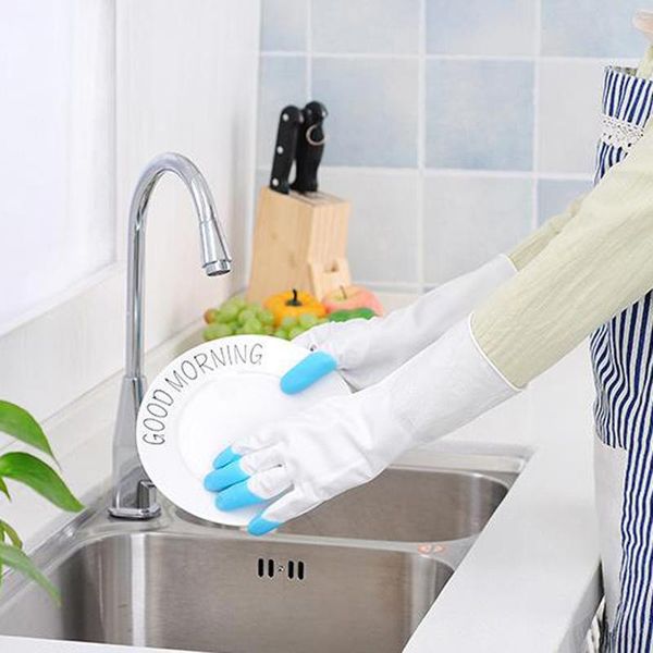 

disposable gloves waterproof cleaning work hand tableware kitchen equipment clothes