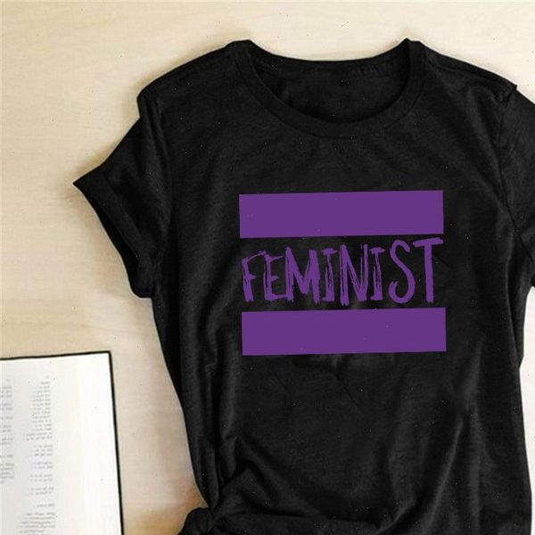 

feminist letter print women t shirt casual short sleeve summer feminist feminism t shirt woman shirts graphic tee ropa mujer, White