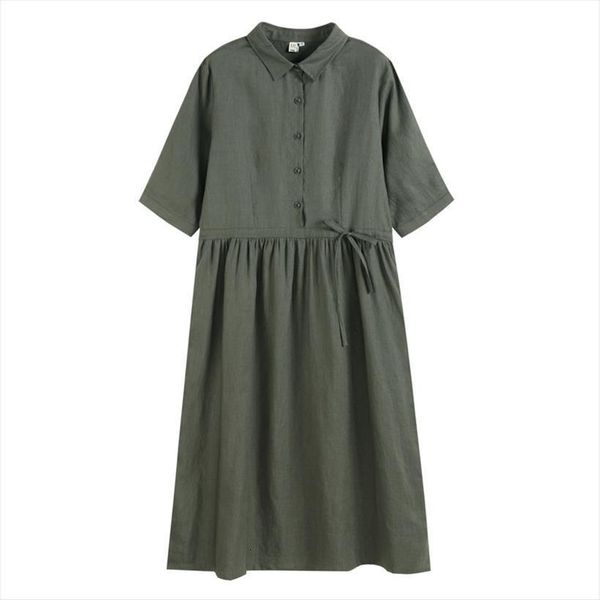 

pd18 spring bandage casual women dresses short sleeve button floral print for woman summer holiday style, Black;gray