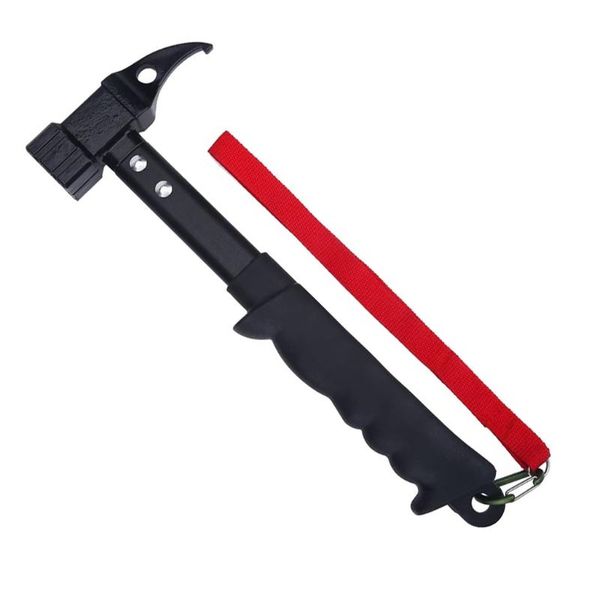 

hand tools outdoor camping tent peg hammer stake mallet puller extractor for hiking fishing mountaineer climbing 264d