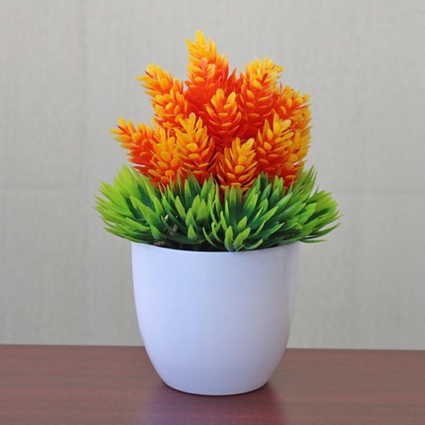 

bonsai artificial plant deskfake plastic vase pots for flowers decor wedding christmas gift room decoration accessories