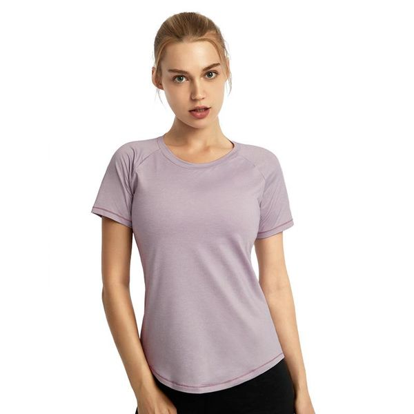 

new sports women's internet celebrity fitness yoga wear blouse running sports workout clothes short sleeve women's t-shirt, White;red