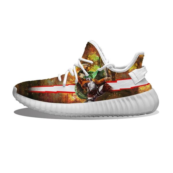 

diy custom anime attack on titan leviackerman running shoes mh printed mens womens trainers outdoor sports sneakers q07i