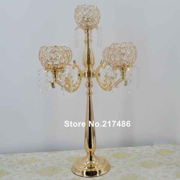 

party decoration wholesale tall wedding flower stand centerpieces metal gold for event decor
