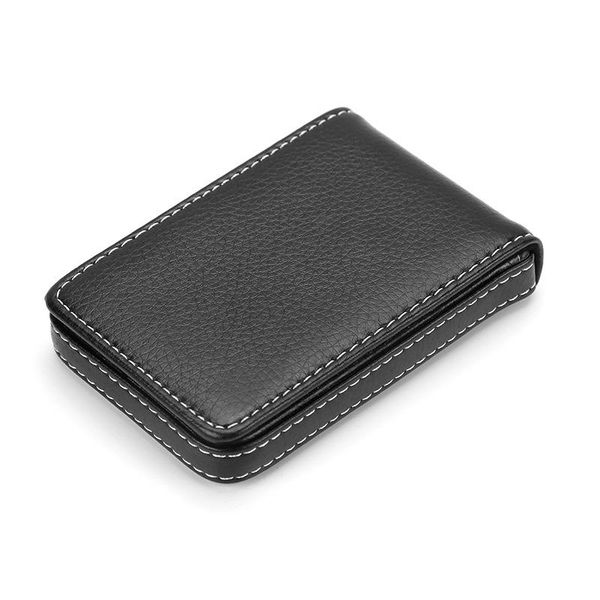 

card holders wholesale pu leather holder men's business portable id case for women metal, Brown;gray