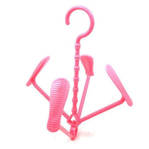 

clothing & wardrobe storage novelty foldable hanging shoe drying rack frame shoes hanger (random color)