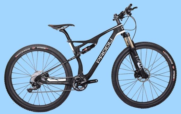 Fahrradrahmen 2021 Custom Design T800 Super Light Carbon 29er Full Suspension Mountain EPS 29 MTB Rahmen Hochwertiges Fahrrad