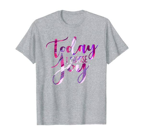 

today i choose joy | christian faith gift t-shirt, White;black